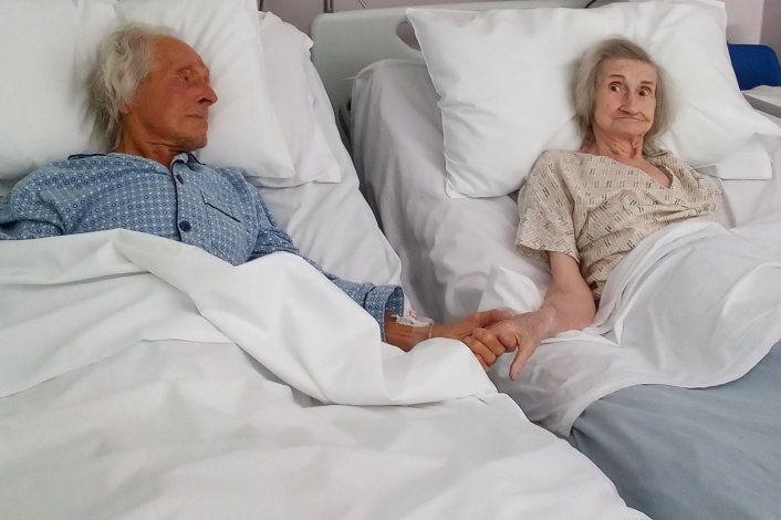 John Wilson y Marjorie de Reino Unido.