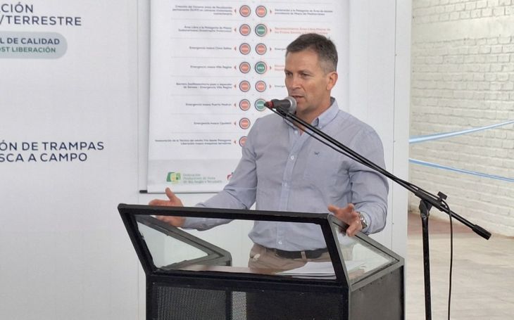 Facundo Fern&aacute;ndez, secretario de Fruticultura de R&iacute;o Negro.