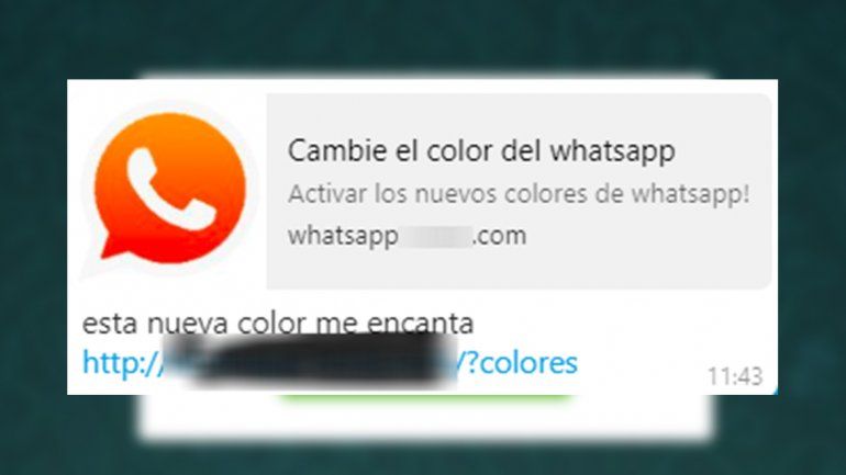 Cambie el color de WhatsApp: el engaño que busca llenar de publicidad tu celular