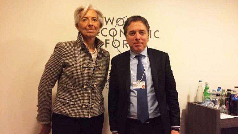 El ministro Dujovne y la directora del FMI