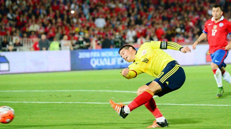 El oportunismo de James Rodríguez salvó a Colombia.