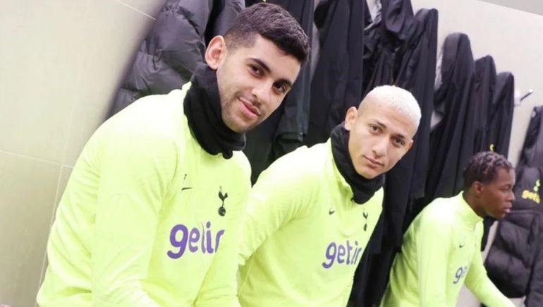 Cuti Romero y Richarlison son compañeros de equipo.