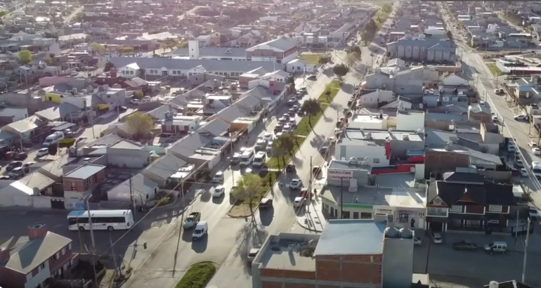 El barrio San Cayetano, en Comodoro Rivadavia. El barrio San Cayetano, en Comodoro Rivadavia.