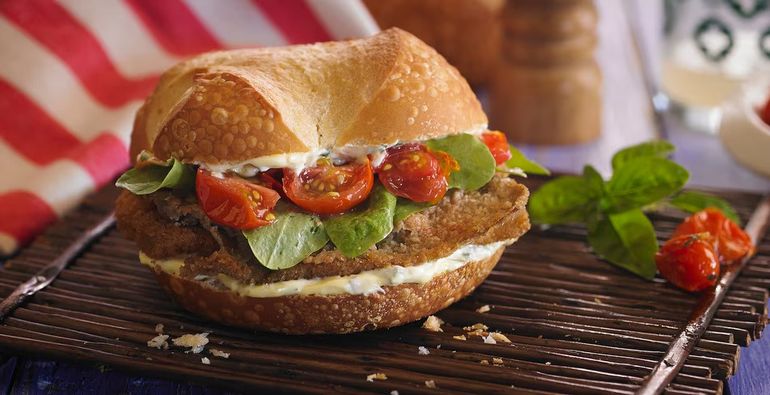 Una opción ideal de sándwich vegetariano. Una opción ideal de sándwich vegetariano.