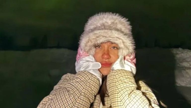 María Becerra se cruzó con un seguidor por sus vacaciones en Finlandia