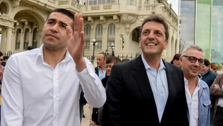 Román y Massa tienen buena relación hace años.&nbsp;