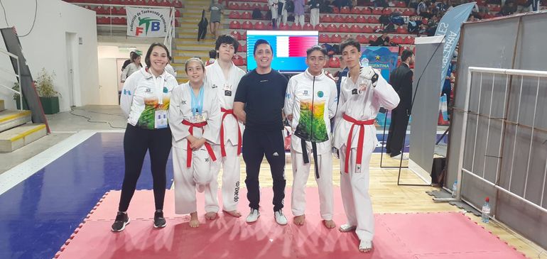 El taekwondo neuquino se lució en el torneo nacional de San Luis