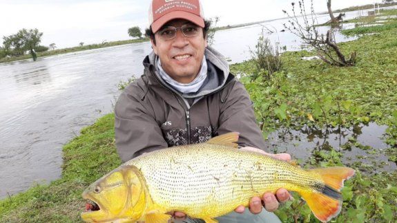 Quiteros, un apasionado de la pesca.&nbsp;