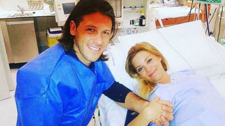 Nació Emma, la hija de Evangelina Anderson y Martín Demichelis