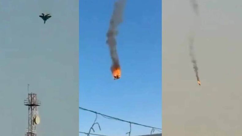 Se trata de tres cazas F-15E Strike Eagle, los seis tripulantes se eyectaron sanos y salvos. | LM Neuquen Se trata de tres cazas F-15E Strike Eagle, los seis tripulantes se eyectaron sanos y salvos.