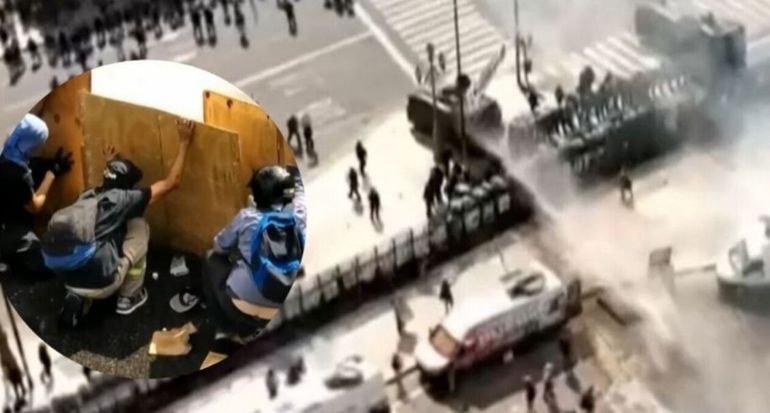 El Gobierno advirtió que hubo una&nbsp;acción organizada destinada a desestabilizar el orden institucional.