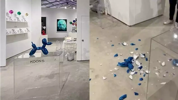 insolito: recorria un museo en miami y destrozo una millonaria escultura insolito: recorria un museo en miami y destrozo una millonaria escultura