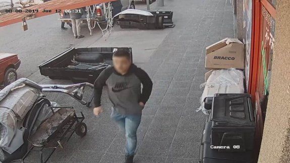 Robó la recaudación de una constructora a punta de pistola