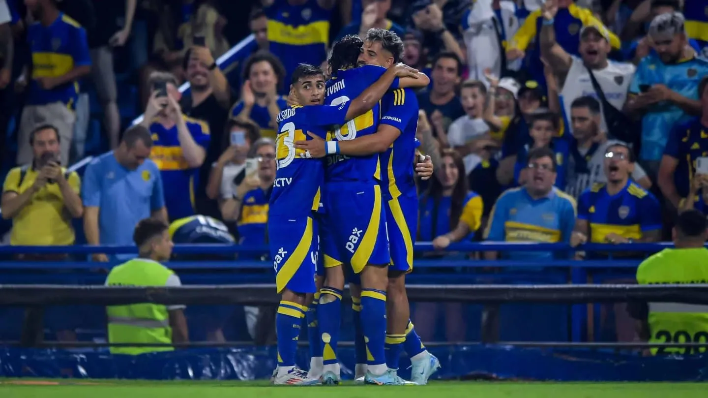 Milton Giménez anotó el gol de Boca.