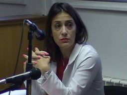 Julieta Gamarra, fiscal de Chubut. Julieta Gamarra, fiscal de Chubut.