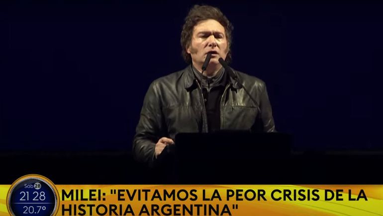 Javier Milei presenta La Libertad Avanza a nivel nacional en un acto en Parque Lezama