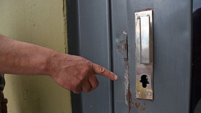 La cerradura del edificio de Colonia Alemana