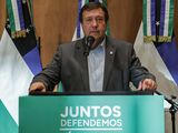 Alberto Weretilneck se metió en la campaña electoral rumbo a las legislativas.
