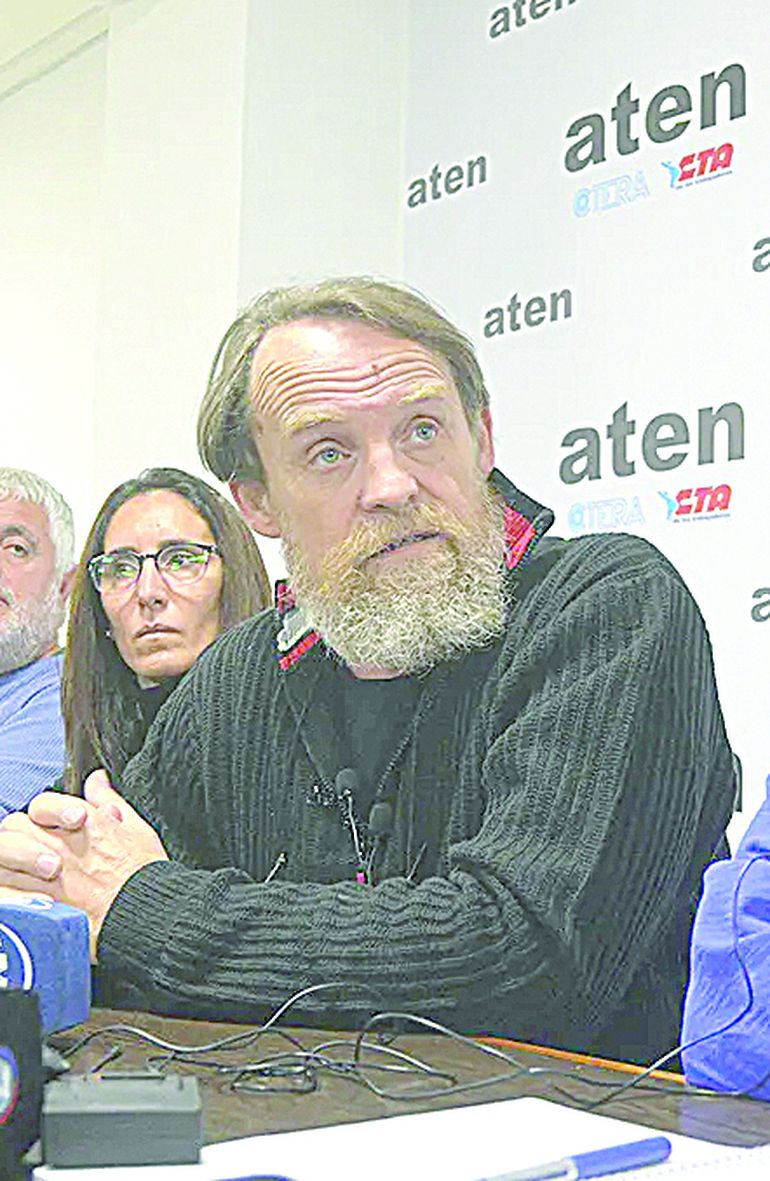 Marcelo Guagliardo, secretario general de ATEN. Marcelo Guagliardo, secretario general de ATEN.