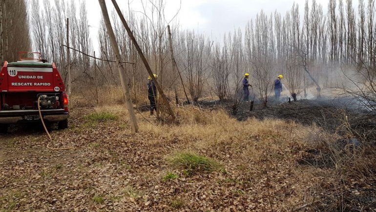 Quieren poner cámaras por la seguidilla de incendios en una chacra en Centenario