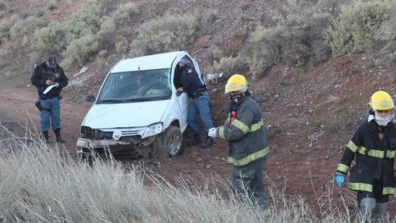 Vuelco en la Ruta 7: una mujer fue trasladada al hospital
