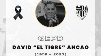 murio el tigre ancao, lider historico de la hinchada de cipo murio el tigre ancao, lider historico de la hinchada de cipo