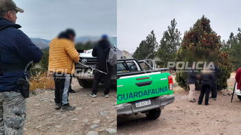 operativo contra la pesca ilegal: secuestraron mas de 10 truchas y canas de pescar operativo contra la pesca ilegal: secuestraron mas de 10 truchas y canas de pescar