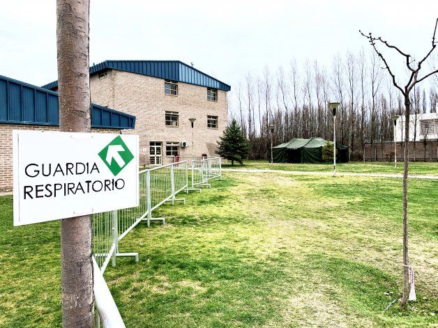 Guardia Respiratoria en el hospital Natalio Burd de Centenario.