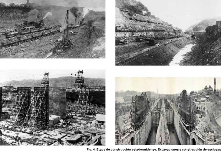 Distintos momentos de la construcción del Canal de Panamá, a principios del siglo pasado. Distintos momentos de la construcción del Canal de Panamá, a principios del siglo pasado.