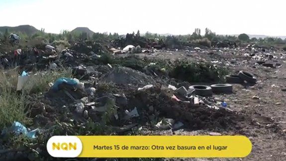 Quiroga se mostró enojado por la basura que tiran los neuquinos