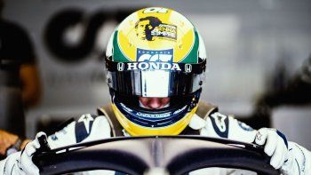 emocionante: gasly usara un casco en homenaje a senna en imola emocionante: gasly usara un casco en homenaje a senna en imola