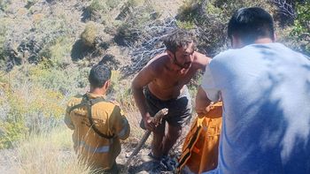 El tucumano de 32 años fue encontrado con vida en un paraje rionegrino. El tucumano de 32 años fue encontrado con vida en un paraje rionegrino.