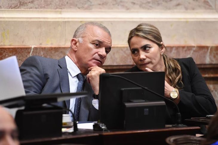 Los senadores Carlos Arce y Sonia Rojas Decut, representantes de Misiones, fueron los responsables del giro inesperado que terminó con el rechazo de la iniciativa. Los senadores Carlos Arce y Sonia Rojas Decut, representantes de Misiones, fueron los responsables del giro inesperado que terminó con el rechazo de la iniciativa.