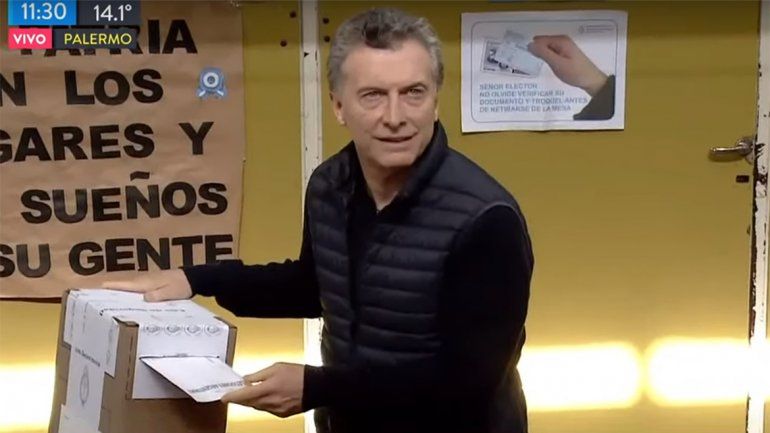 Macri se mostró contento por las PASO y no se olvidó de Cristina