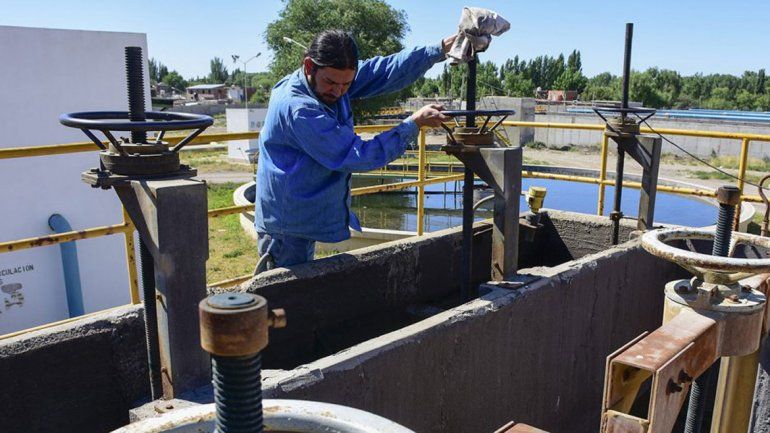 La planta de tratamiento de efluentes Tronador pertenece al EPAS.