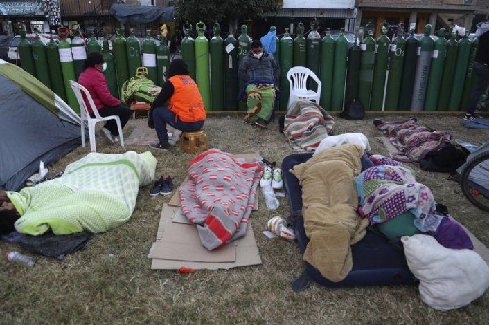 COVID-19: escasez de oxígeno azota a México (Foto: Agencia de noticias AP)