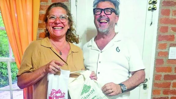 Donato de Santis en Gaiman, Chubut.