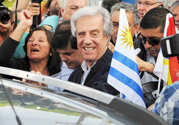Tabaré, favorito en el ballotage de Uruguay