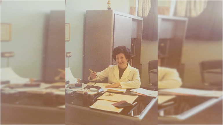 La docente La docente