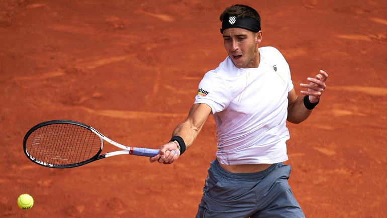 Tomás Etcheverry logró una victoria en el debut.&nbsp;