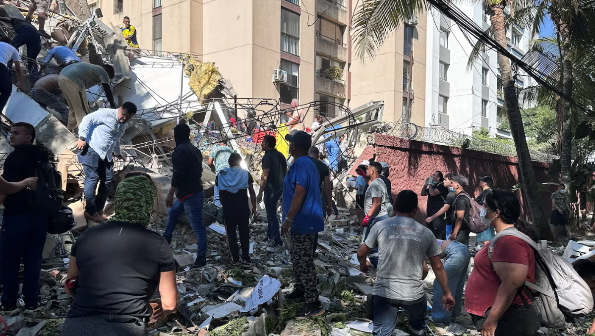 Un feroz terremoto azotó Colombia.