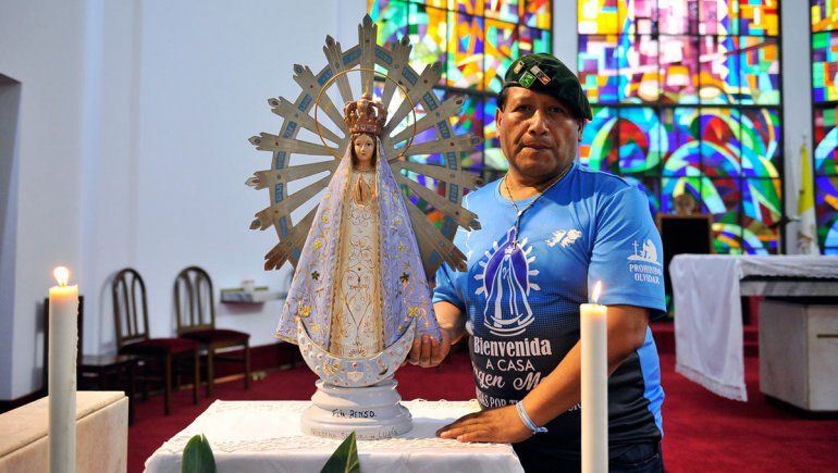 Llega a Neuquén la Virgen que estuvo en Malvinas