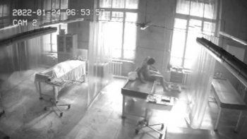 El video del supuesto cadáver que revive en una morge rusa