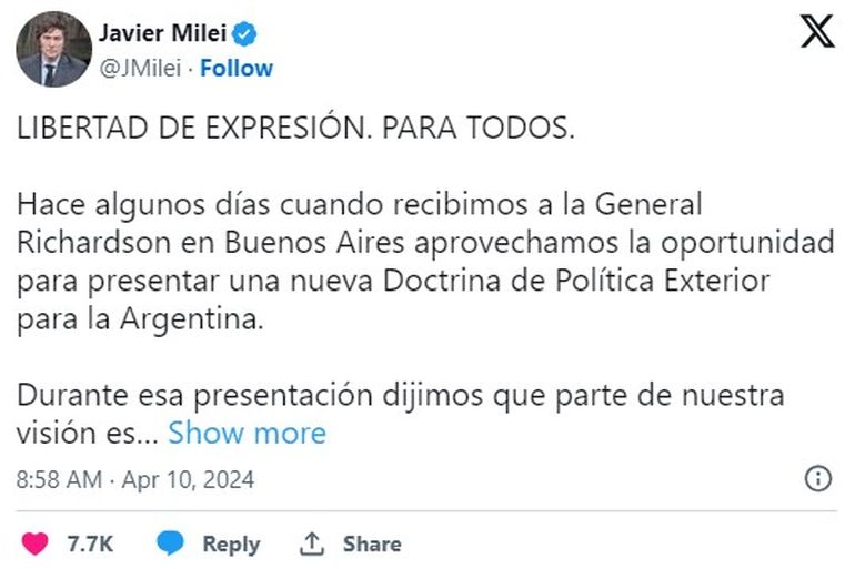 Javier Milei suele salir al cruce de los periodistas. ¿Qué le pasa con la prensa? Javier Milei suele salir al cruce de los periodistas. ¿Qué le pasa con la prensa?
