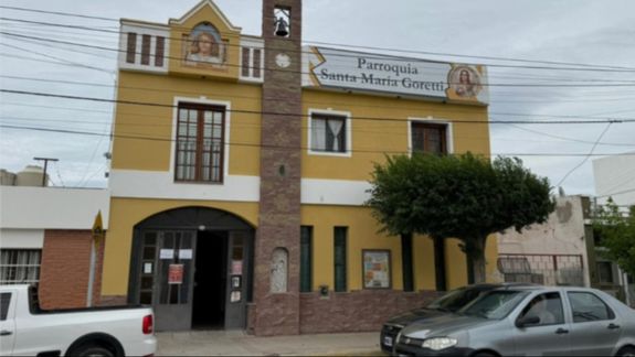 La parroquia María Goretti, del barrio Máximo Abásolo, en Comodoro Rivadavia, Chubut.