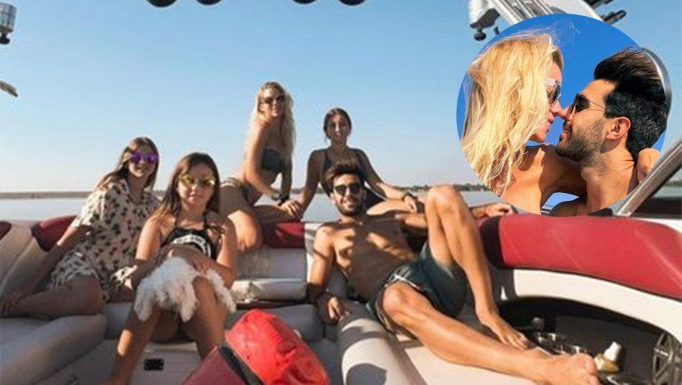 Desde el lago Mari Menuco, ¿Nicole Neumann le tiró un palito a Poroto Cubero?