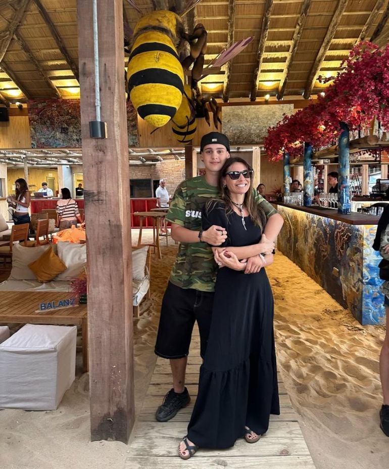 Pampita y Bautista Pampita y Bautista