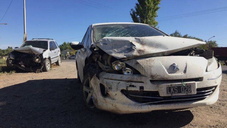 Tres heridos tras un choque en cadena sobre la Ruta 22