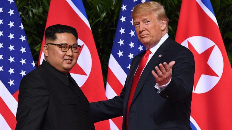 El presidente de EE.UU. y el líder de Corea del Norte