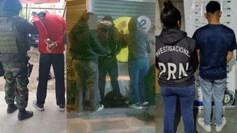 Los tres sujetos fueron detenidos e imputados tras el asalto. Foto gentileza LCR.